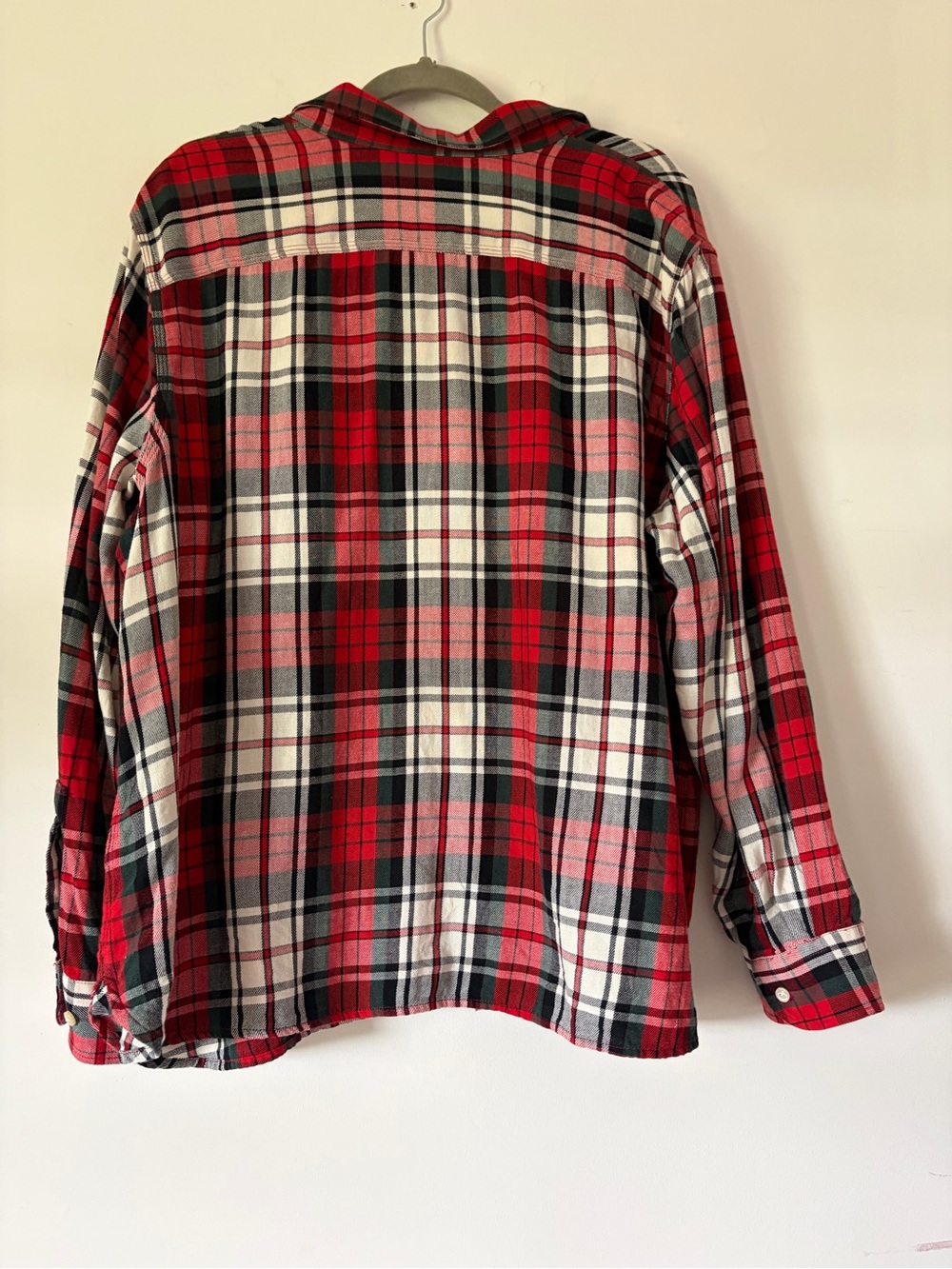 Lauren Ralph Lauren flannel button down plaid shirt size 3X Christmas holiday - Picture 4 of 6